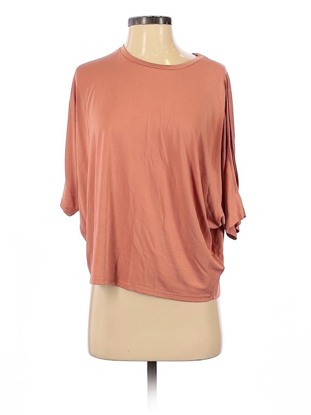 Express Dusty Orange Short Sleeve Dolman Tee